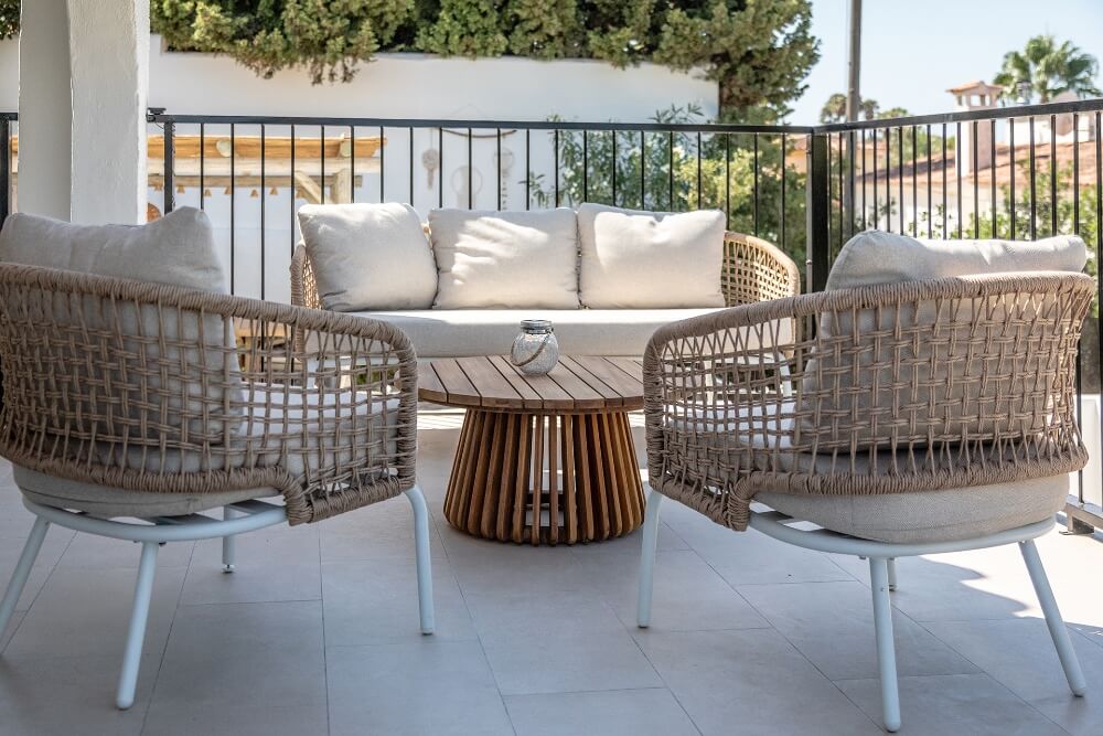 Zen Villa Moraira rental holiday home - terrace lounge set (69)